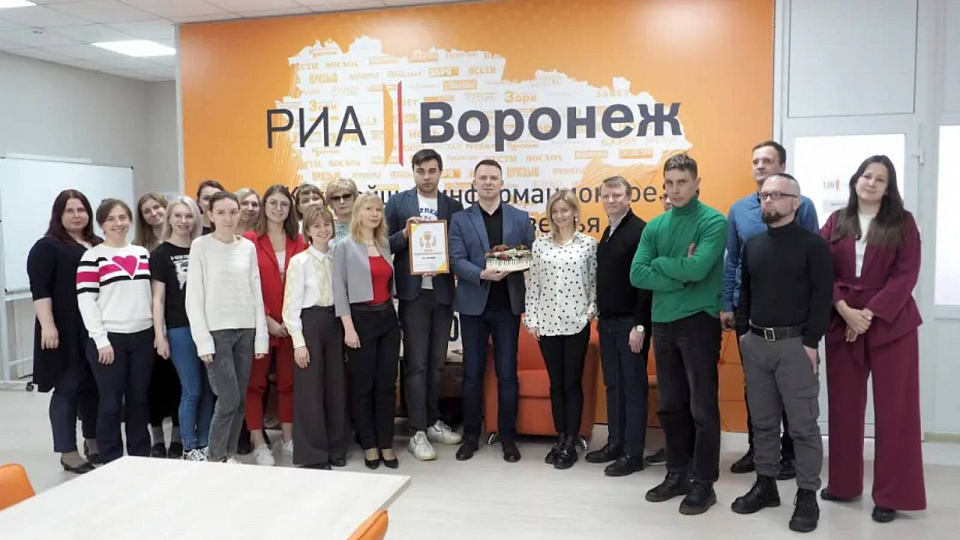 Коллектив РИА «Воронеж» стал «Лучшей редакционной командой» года 