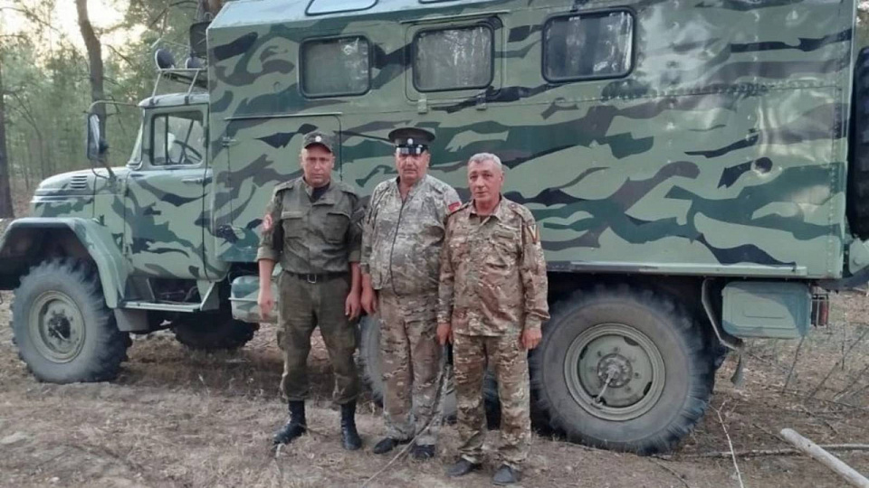 Казаки из Ольховатки доставили автомобиль ЗИЛ-131 бойцам в зону СВО 