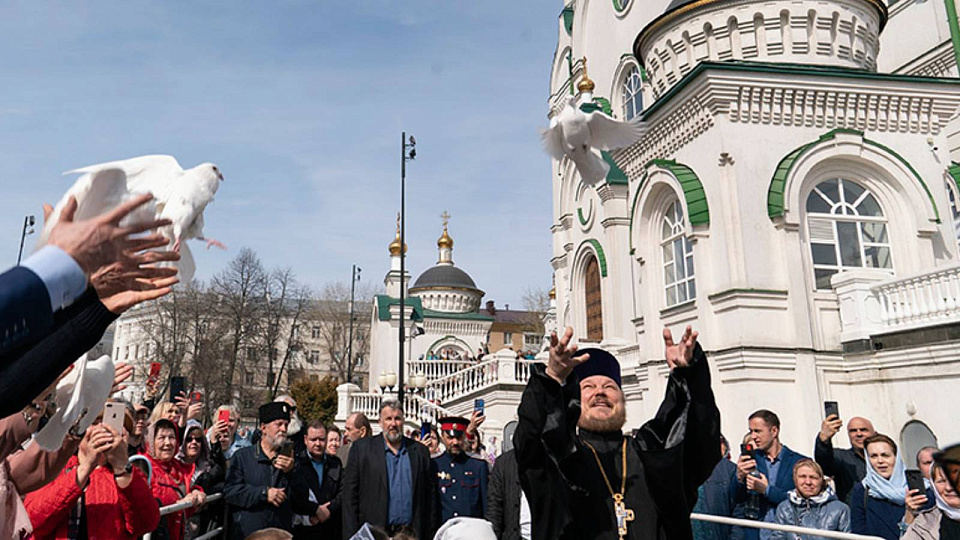 В Воронеже православные христиане отметили Благовещение Пресвятой Богородицы 