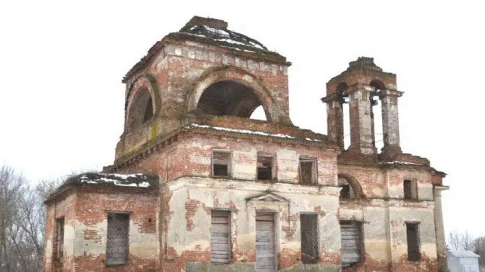 В Рамонском районе отреставрируют церковь Богоявления постройки 1826 года