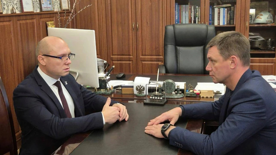 Воронеж с рабочим визитом посетил глава военно-гражданской администрации Харьковской области