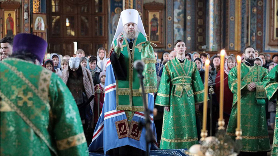 В Воронеже православные отметили Вербное воскресенье