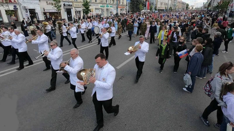 Воронежцы и гости столицы Черноземья приняли активное участие в праздновании Дня Победы