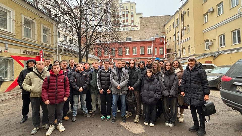 Воронежские студенты посетили музей-квартиру Марии Мордасовой